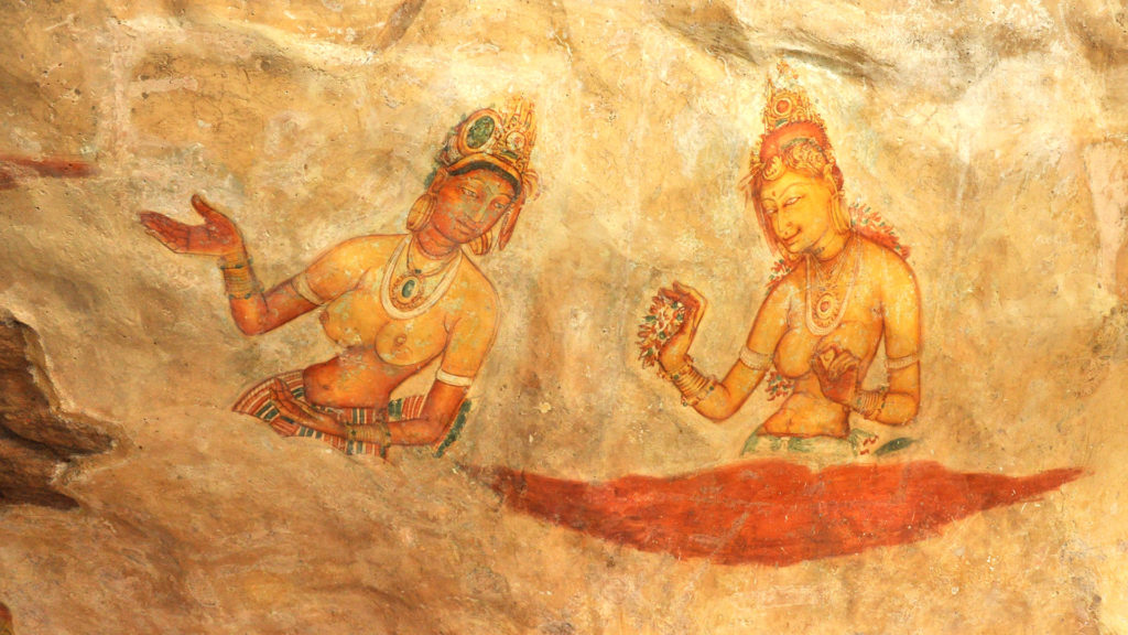 Sigiriya Frescos - Sri Lanka